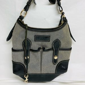 Dooney and Bourke black white bag